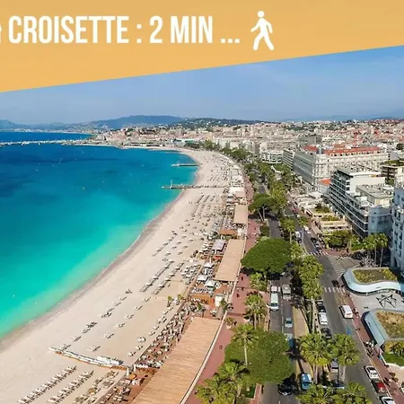 Le Maubourg - Hypercentre - 150m Croisette - Ac Appartement