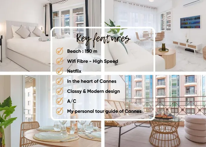 Le Maubourg - Hypercentre - 150m Croisette - Ac Apartament Cannes